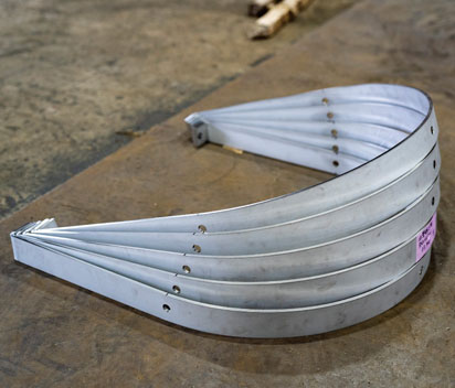 ロール加工+プレス加工